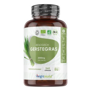 Productafbeelding van biologische gerstegras capsules 