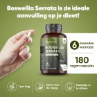 Een weergave met kenmerken van de boswellia capsules